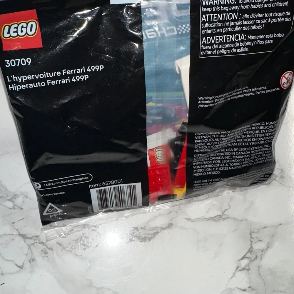 LEGO Speed Champions Ferrari 499P in Red and Yellow - Picture 3 of 3